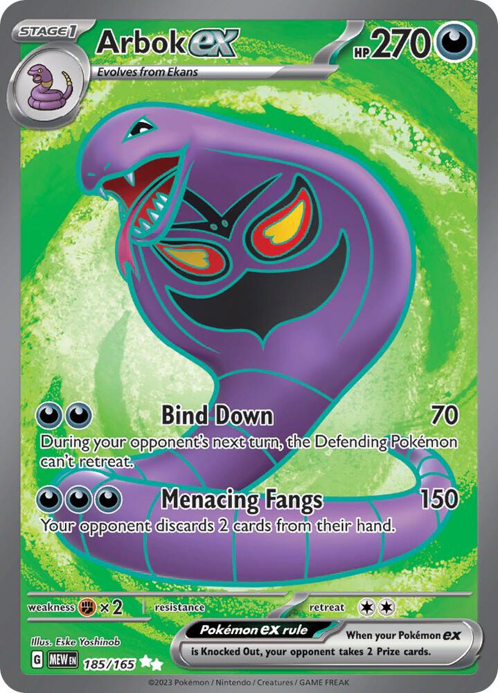 Arbok EX(NM)-Scarlet/Violet Base Set