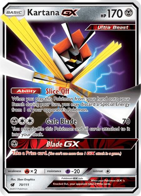 Kartana GX(LP)-Crimson Invasion