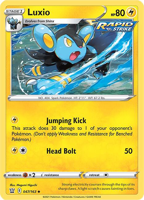 Luxio-Battle Styles