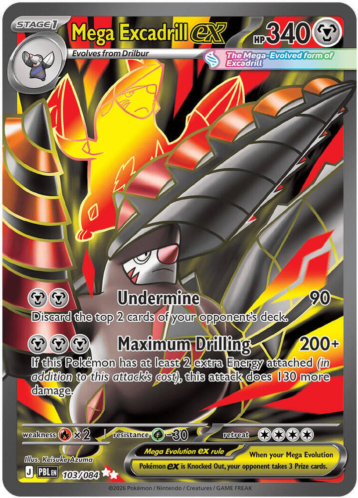 Mega Excadrill EX(NM)-Pitch Black