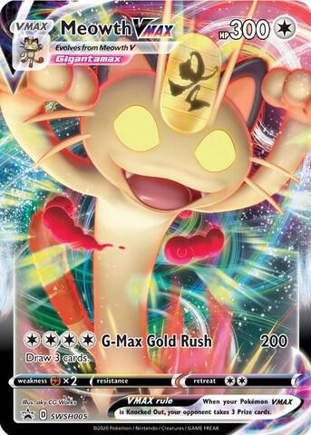 Meowth Vmax(NM)-Sword/Shield Promo