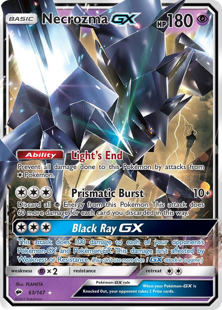 Necrozma GX(NM)-Burning Shadows