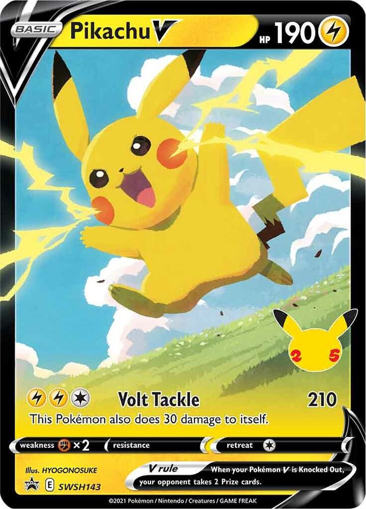 Pikachu V(NM)-Sword/Shield Promo