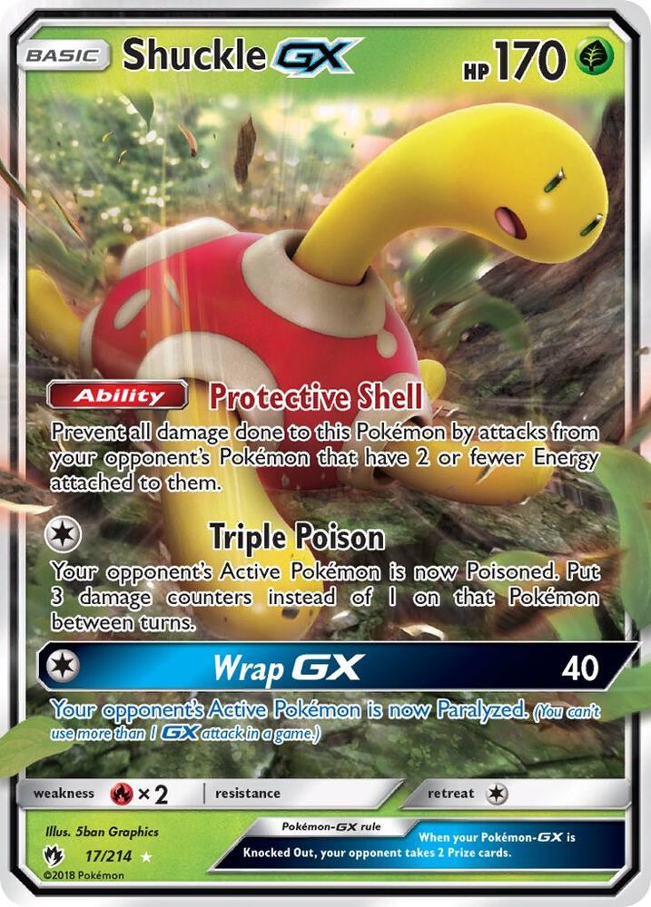 Shuckle GX(NM)-Lost Thunder