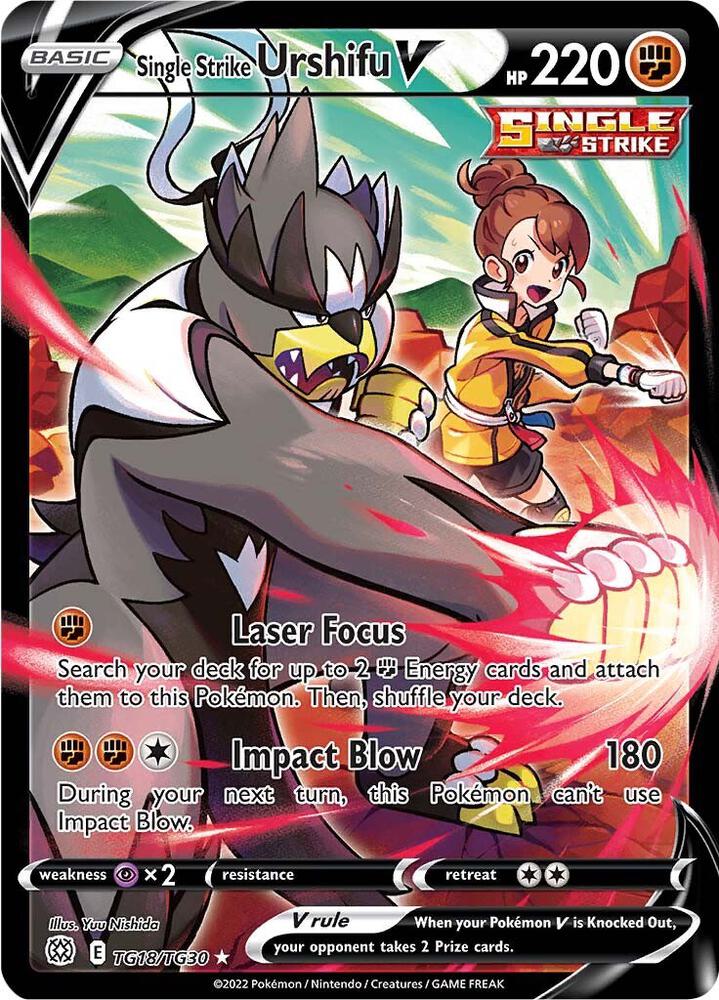 Single Strike Urshifu V(NM)-Brilliant Stars Trainer Gallery
