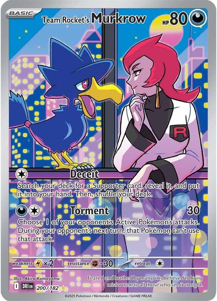 Team Rocket Murkrow(NM)-Destined Rivals
