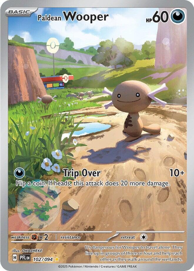 Paldean Wooper(NM)-Phantasmal Flames
