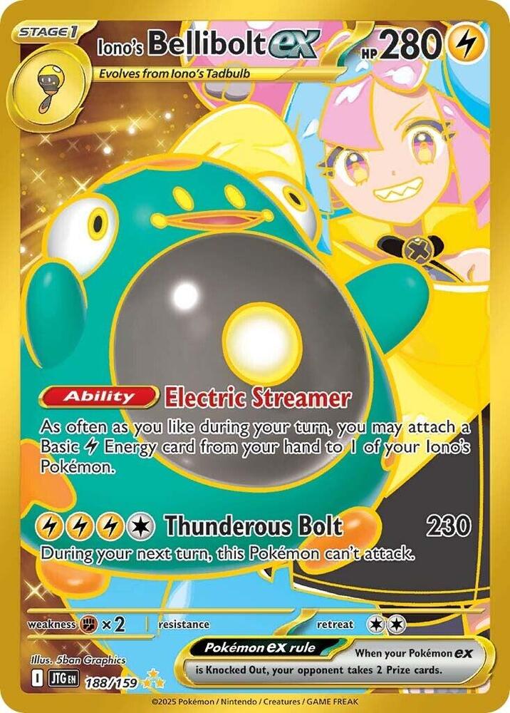 Iono's Bellibolt EX(NM)-Journey Together