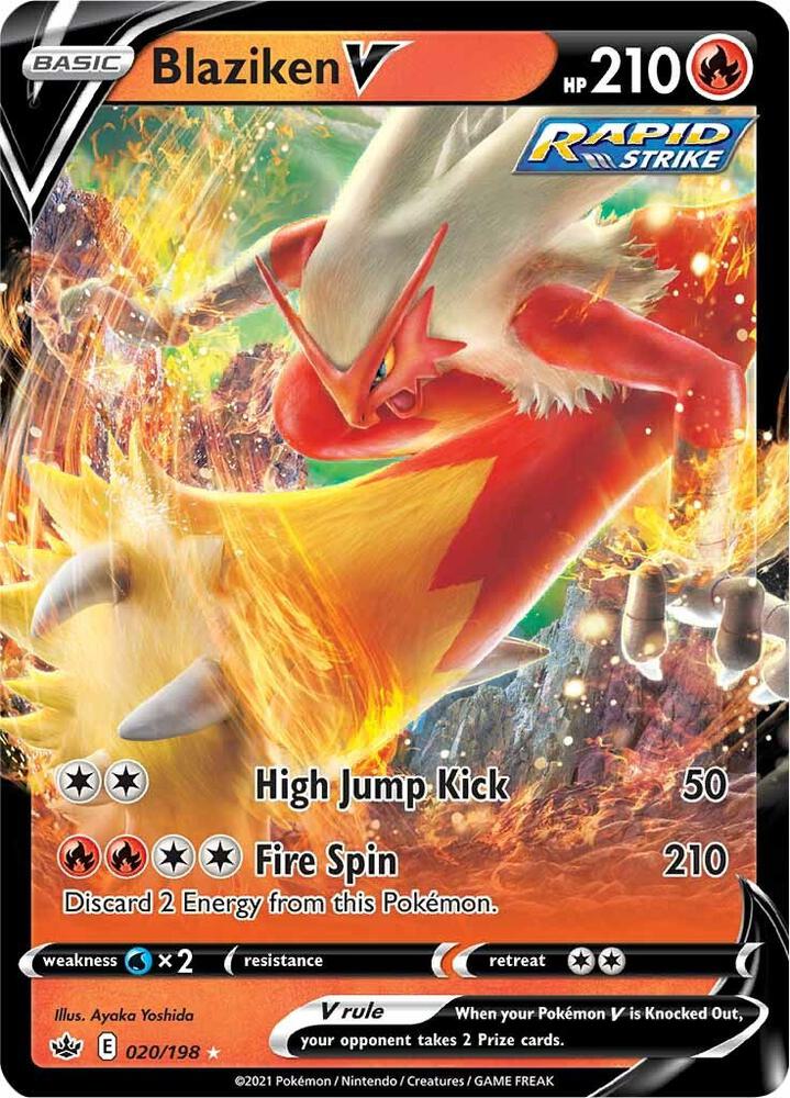 Blaziken V(NM)-Chilling Reign
