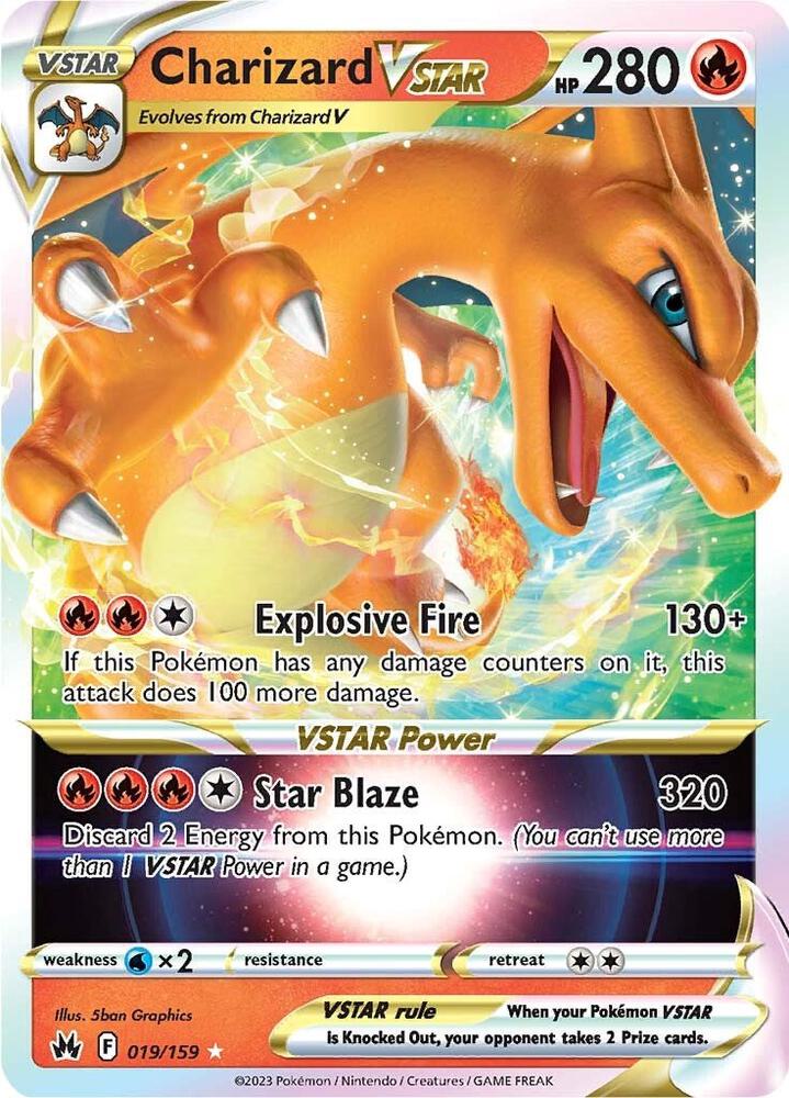 Charizard Vstar(NM)-Crown Zenith