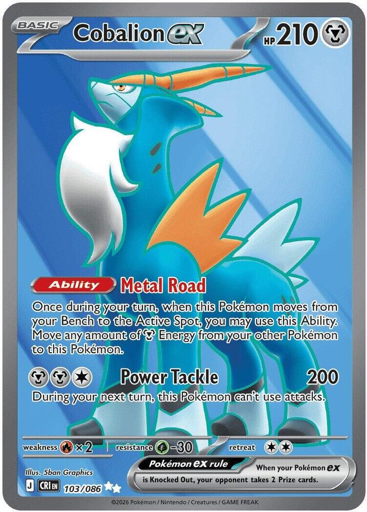 Cobalion EX(NM)-Chao Rising