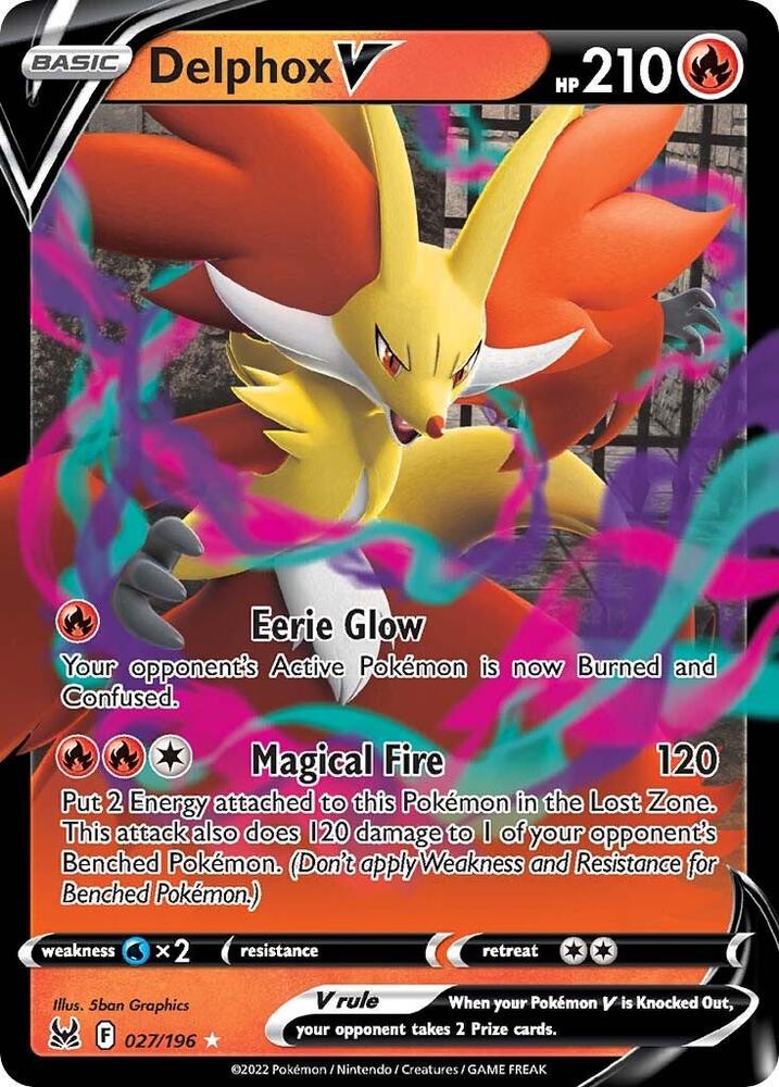Delphox V(NM)-Lost Origin