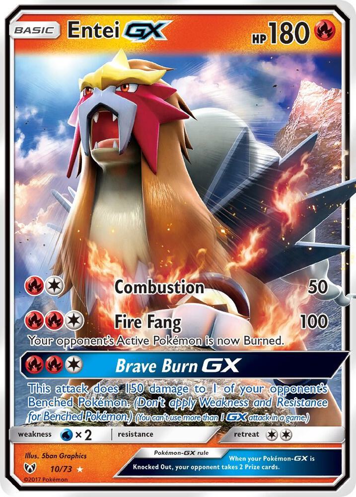 Entei GX(NM)-Shining Legends