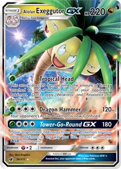 Alolan Exeggutor GX(NM)-Crimson Invasion