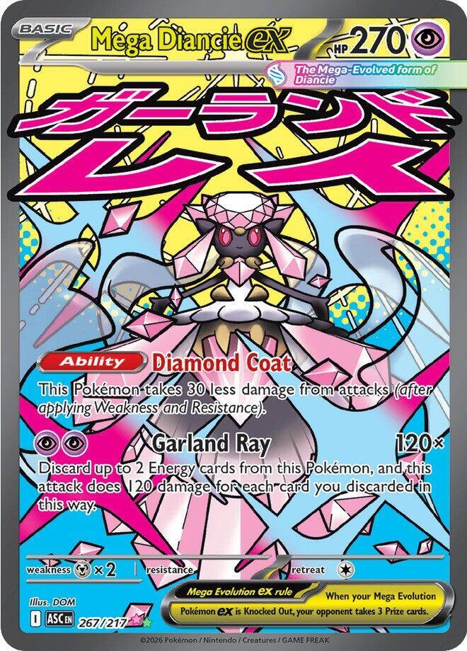 Mega Diancie EX(NM)-Ascended Heroes