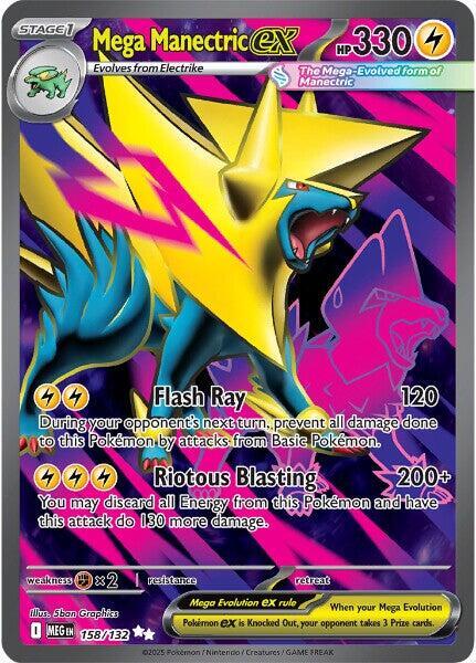 Mega Manectric EX(NM)-Mega Evolution
