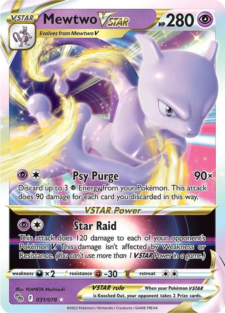 Mewtwo Vstar(NM)-Pokemon Go