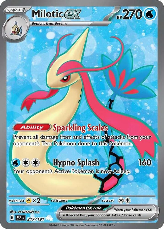 Milotic EX(NM)-Surging Sparks