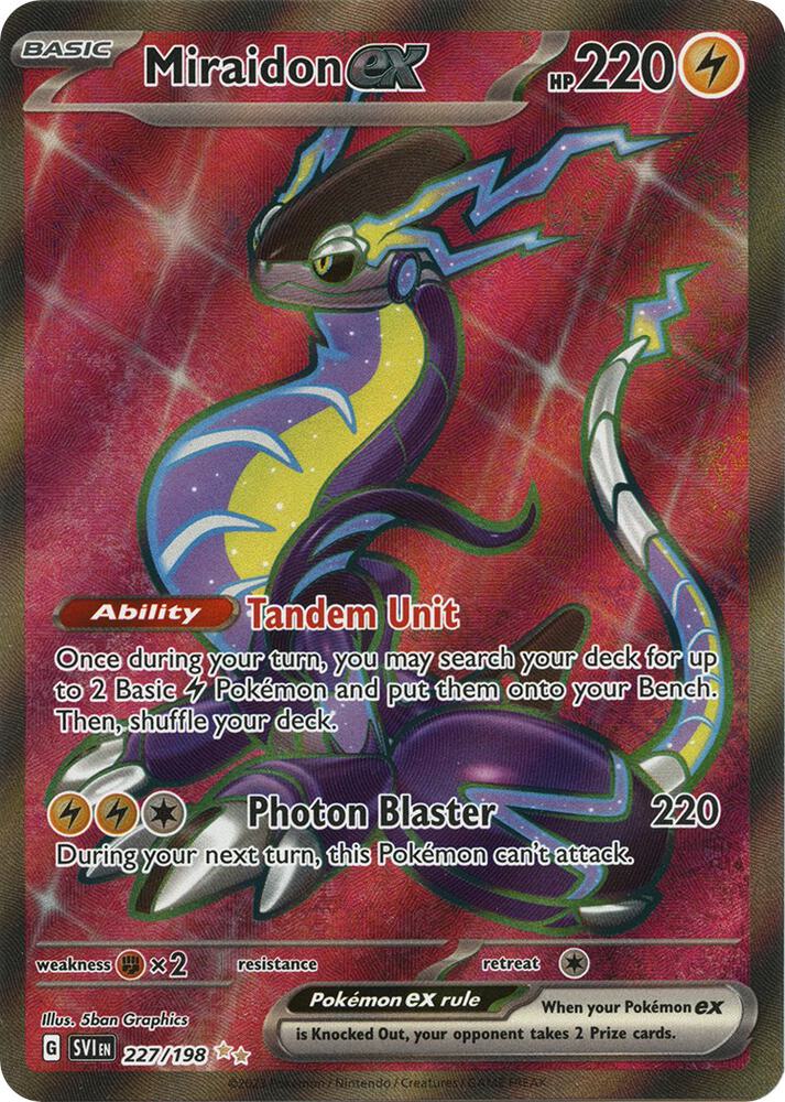 Miraidon EX(NM)-Scarlet/Violet Base Set