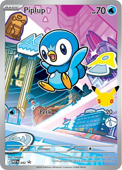 Piplup Celebration(NM)-Promo