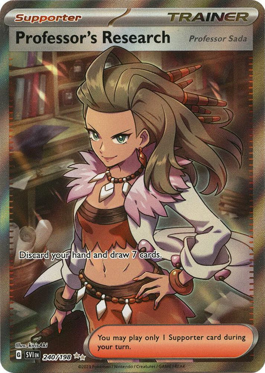 Professor Research(Sada)(NM)-Scarlet/Violet Base Set
