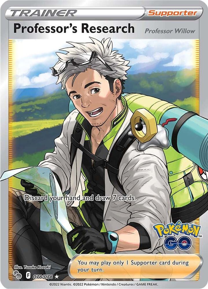 Professor Research(Willow)(NM)-Pokemon Go