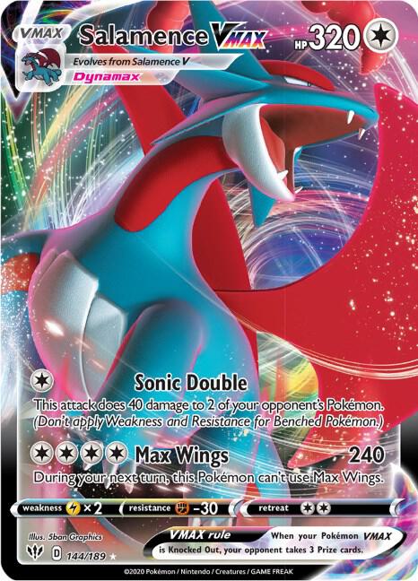 Salamence Vmax(NM)-Darkness Ablaze