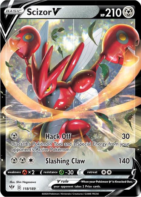 Scizor V(NM)-Darkness Ablaze