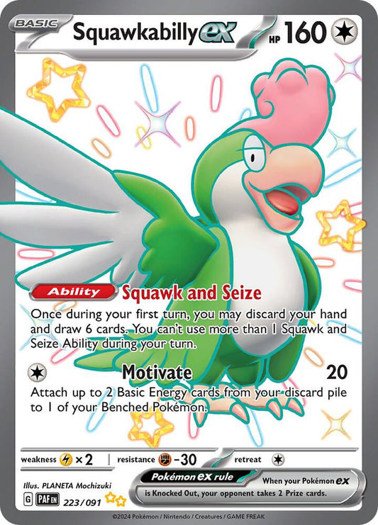 Squawkabilly EX(NM)-Paldean Fates