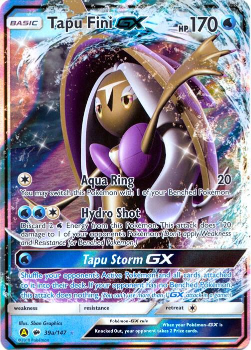 Tapu Fini GX(LP)-Alternate Art Promo