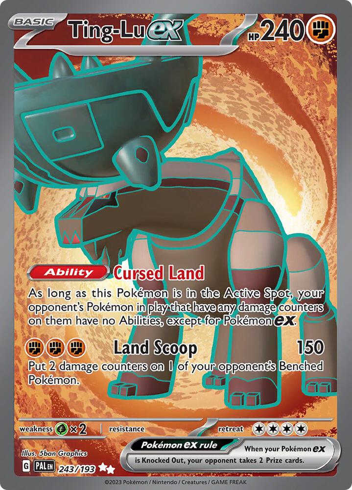 Ting-Lu EX(NM)-Paldea Evolved
