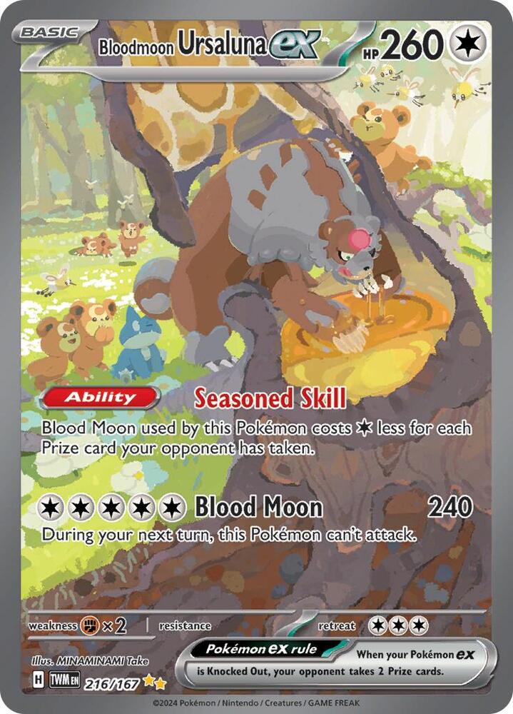 Bloodmoon Ursaluna EX(NM)-Twilight Masquerade