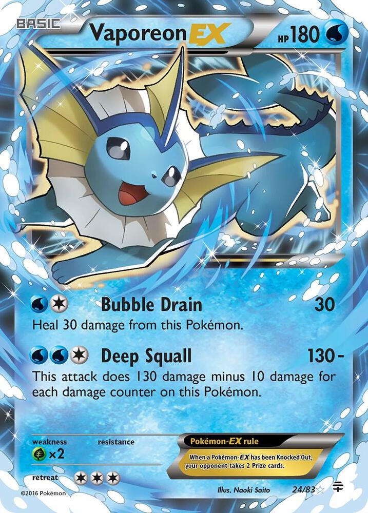 Vaporeon EX(MP)(HP)-Generations