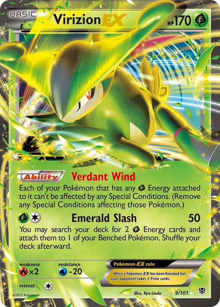 Virizion EX(HP)-Plasma Blast