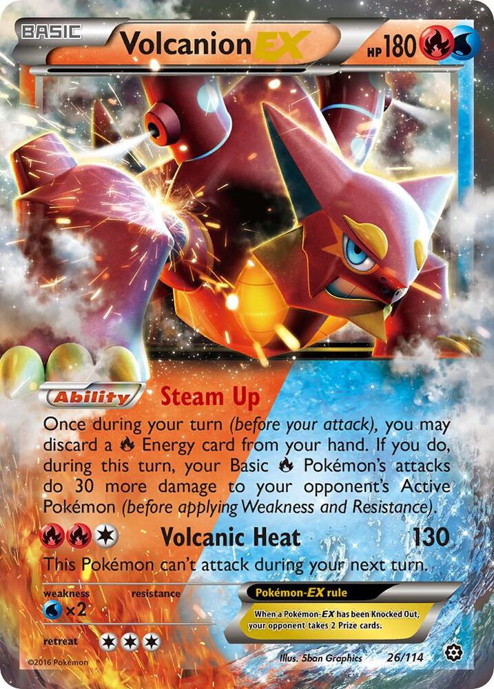 Volcanion EX(NM)-Steam Siege